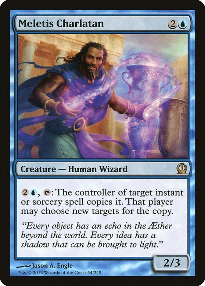Meletis Charlatan 54 card from Theros