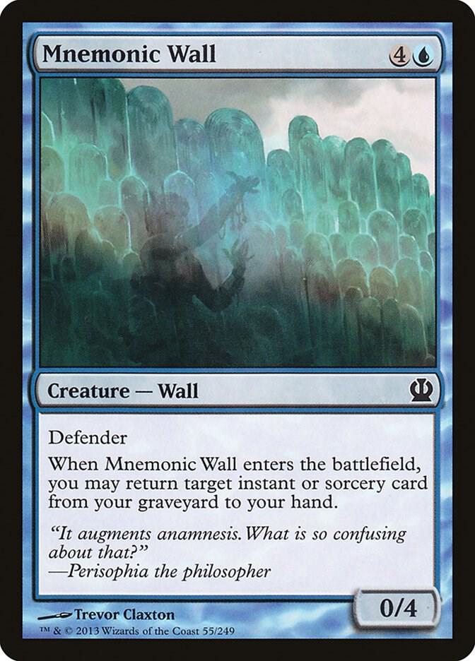 Mnemonic Wall 55 card from Theros