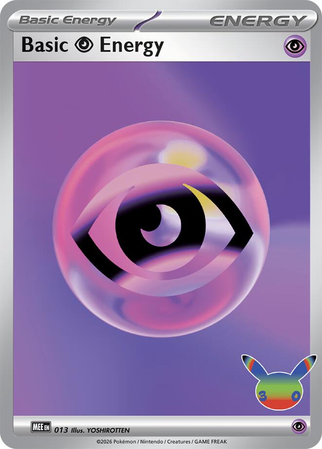 Basic Psychic Energy (30th Celebration) 013 card from MEE: Mega Evolution Energies