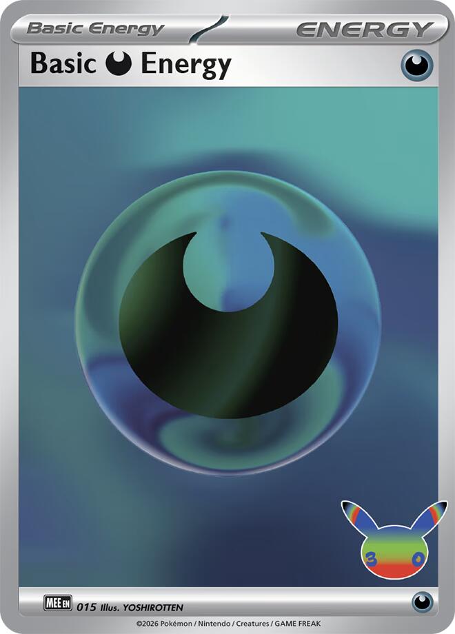 Basic Darkness Energy (30th Celebration) 015 card from MEE: Mega Evolution Energies