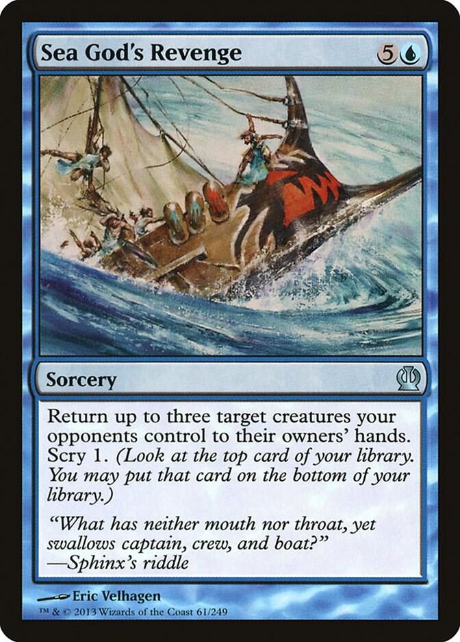 Sea God's Revenge 61 card from Theros