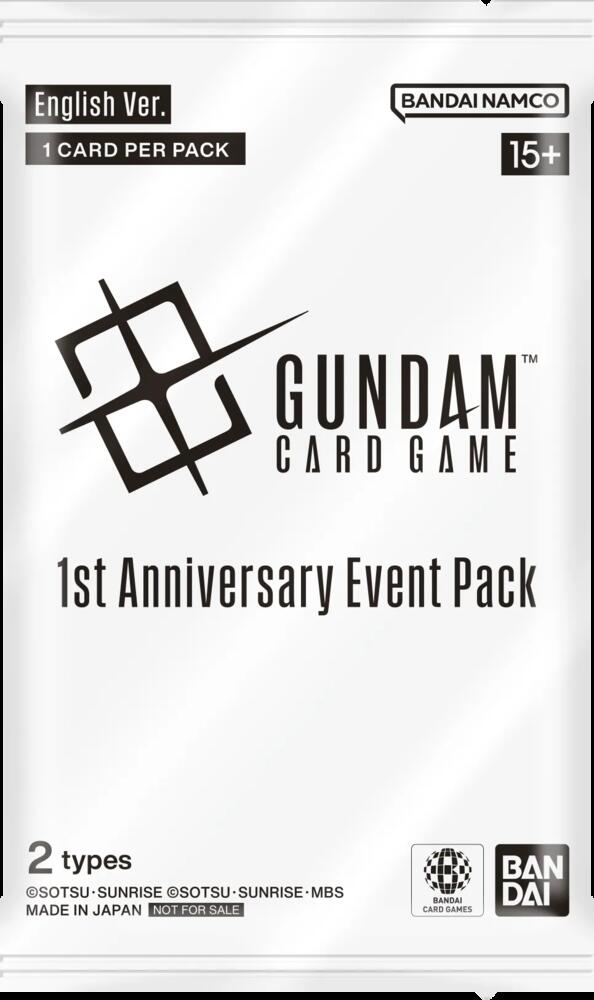 1st Anniversary Event Pack card from Gundam Promotional Cards