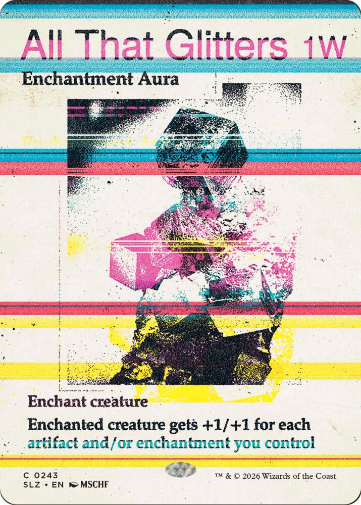All That Glitters 243 card from Secret Lair x MSCHF: The Zeta Set