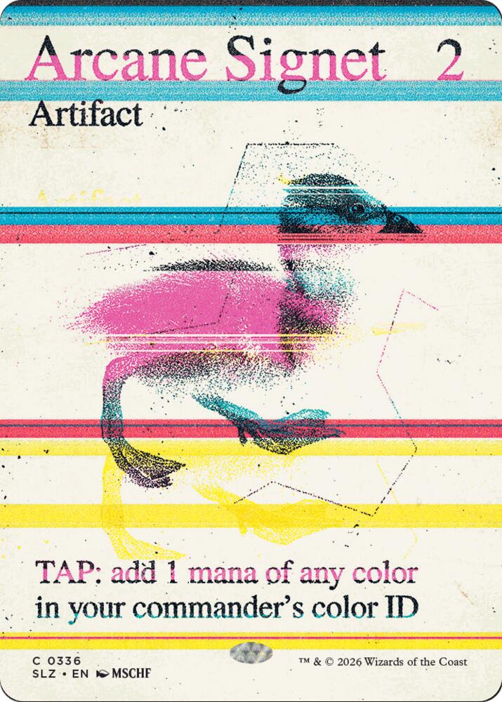 Arcane Signet 336 card from Secret Lair x MSCHF: The Zeta Set
