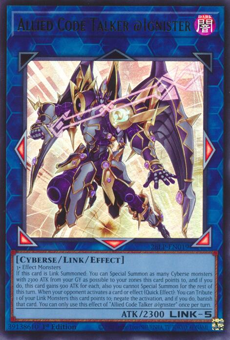 Allied Code Talker @Ignister 26LP-EN019 card from Limited Pack World Championship 2026