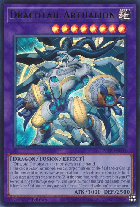 Dracotail Arthalion 26LP-EN003 card from Limited Pack World Championship 2026