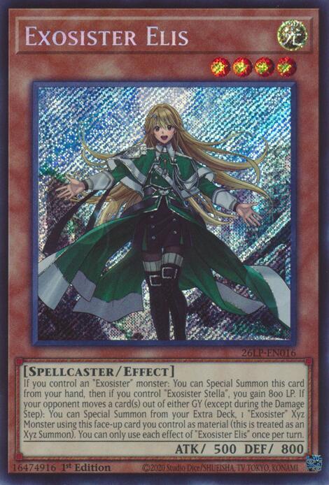 Exosister Elis (Secret Rare) 26LP-EN016 card from Limited Pack World Championship 2026