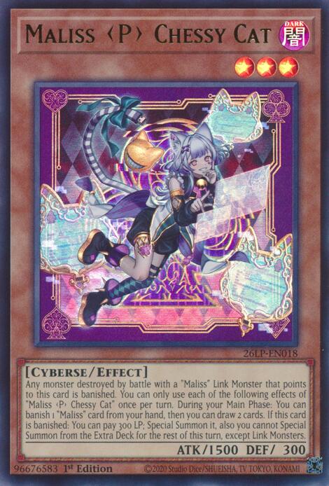 Maliss P Chessy Cat 26LP-EN018 card from Limited Pack World Championship 2026