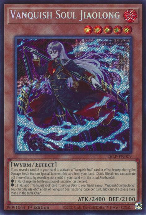 Vanquish Soul Jiaolong (Secret Rare) 26LP-EN009 card from Limited Pack World Championship 2026