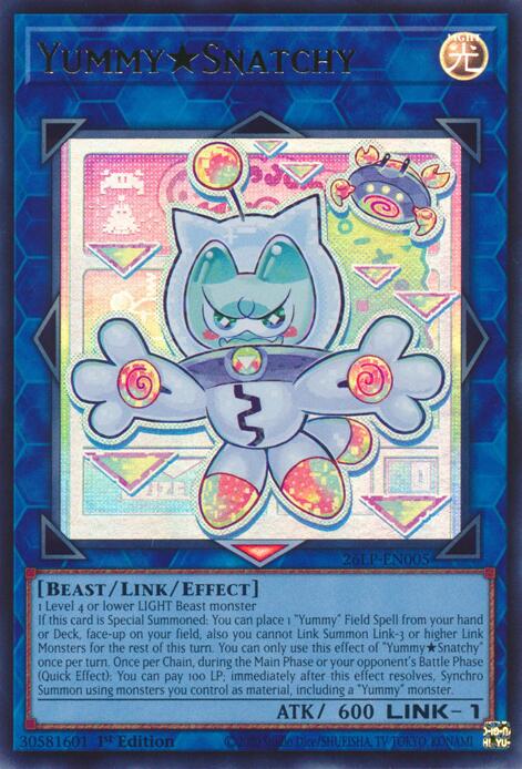 YummySnatchy 26LP-EN005 card from Limited Pack World Championship 2026