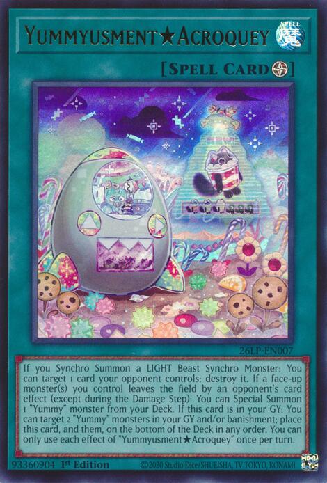 YummyusmentAcroquey 26LP-EN007 card from Limited Pack World Championship 2026