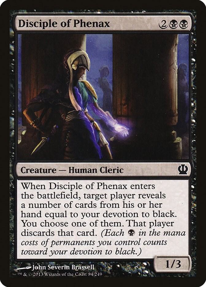 Disciple of Phenax 84 card from Theros
