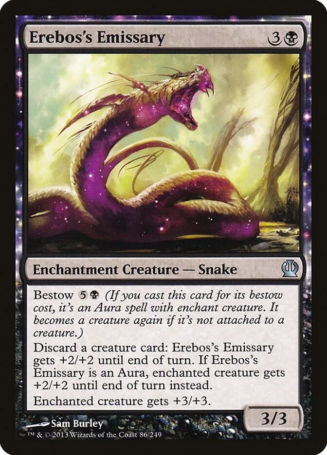 Erebos's Emissary 86 card from Theros