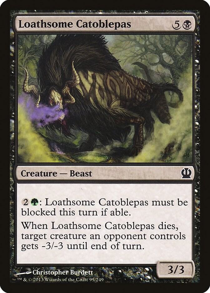 Loathsome Catoblepas 95 card from Theros