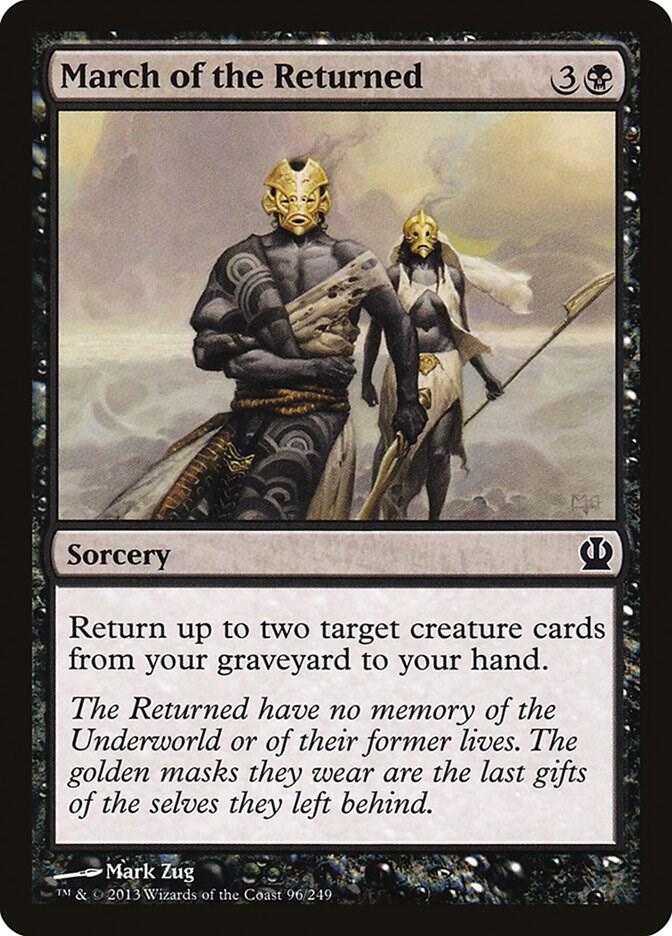 March of the Returned 96 card from Theros
