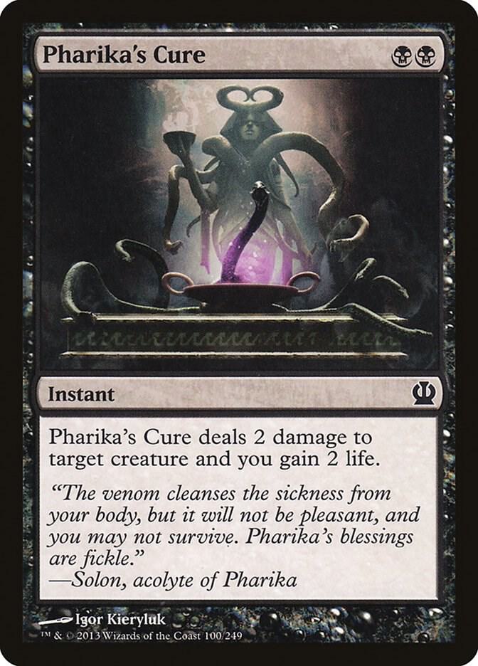 Pharika's Cure 100 card from Theros