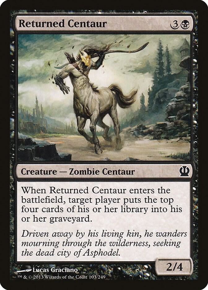 Returned Centaur 103 card from Theros