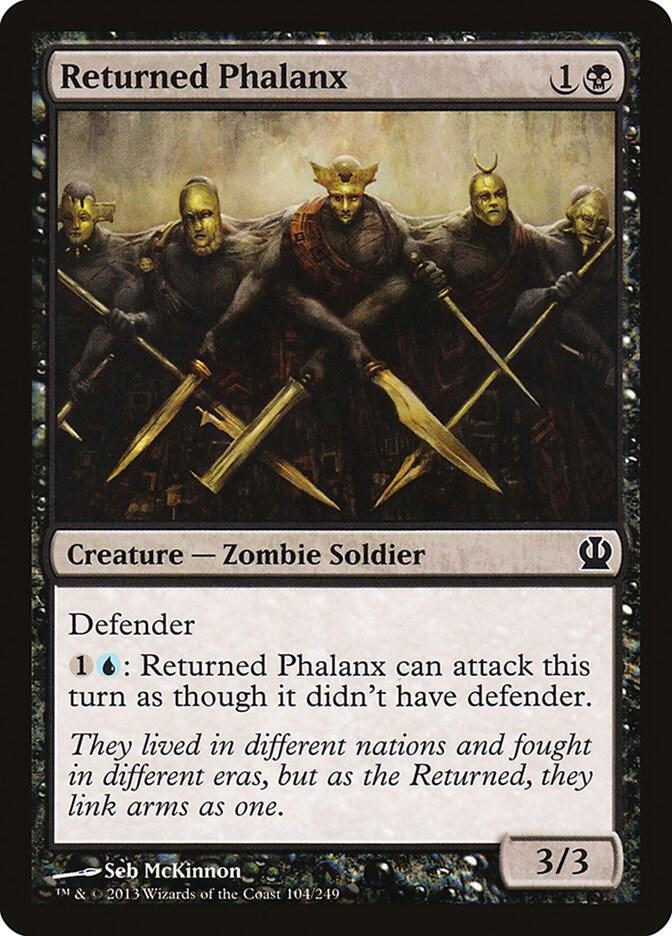 Returned Phalanx 104 card from Theros