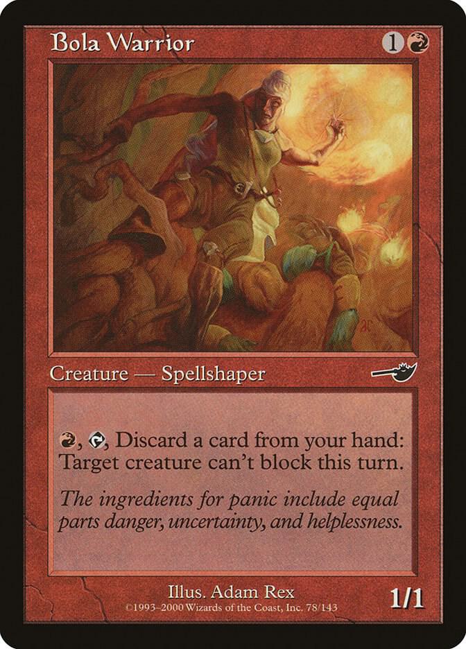 Bola Warrior 78 card from Nemesis