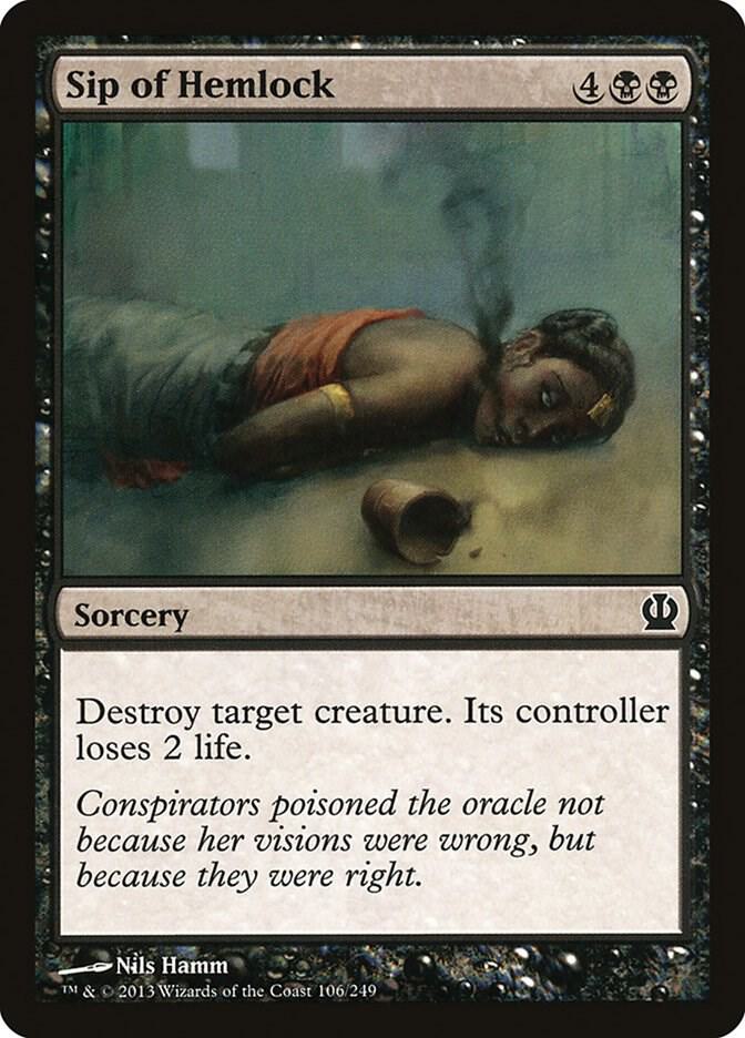 Sip of Hemlock 106 card from Theros