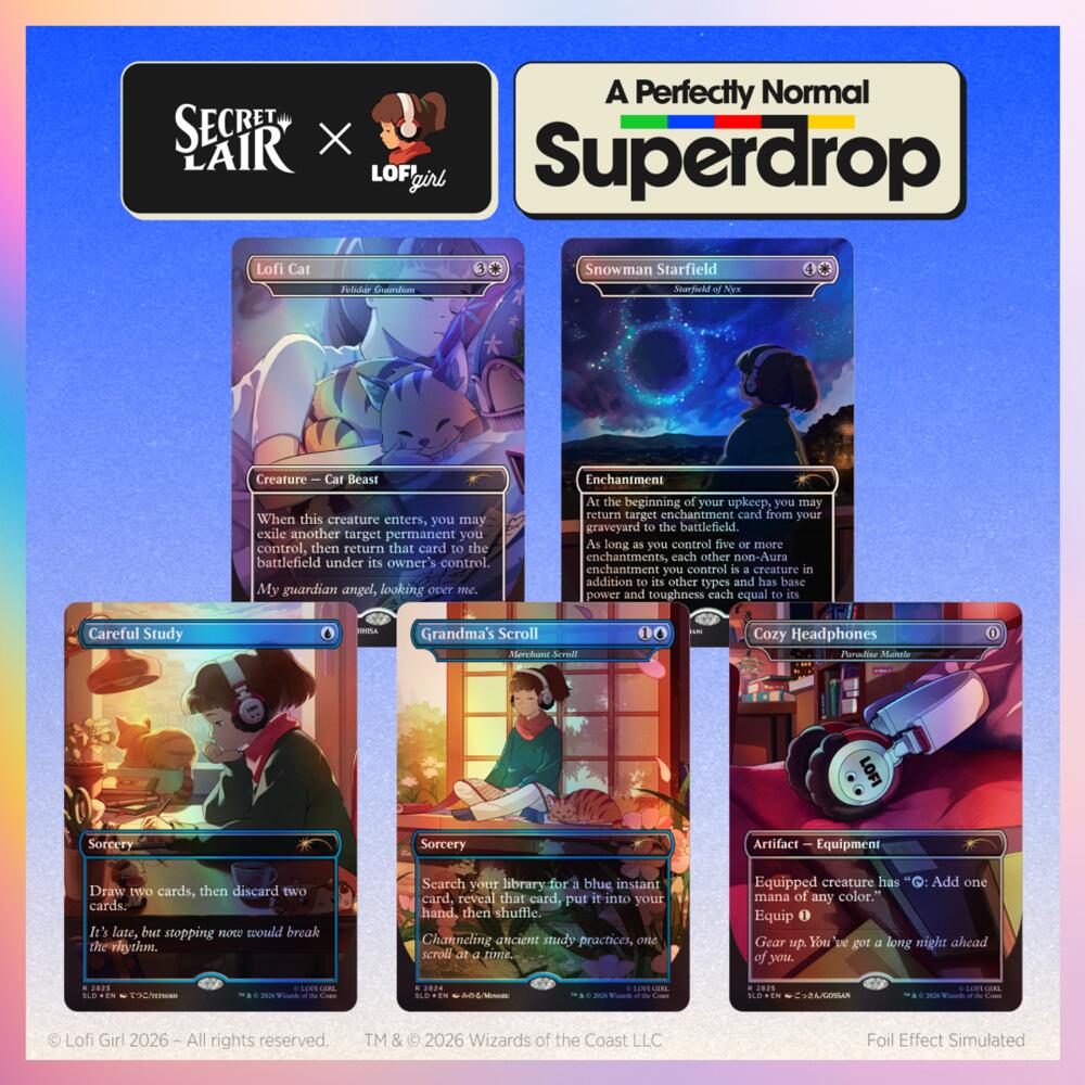 Secret Lair Drop: Secret Lair x Lofi Girl: Beats to Cast To - Traditional Foil Edition card from Secret Lair Drop Series