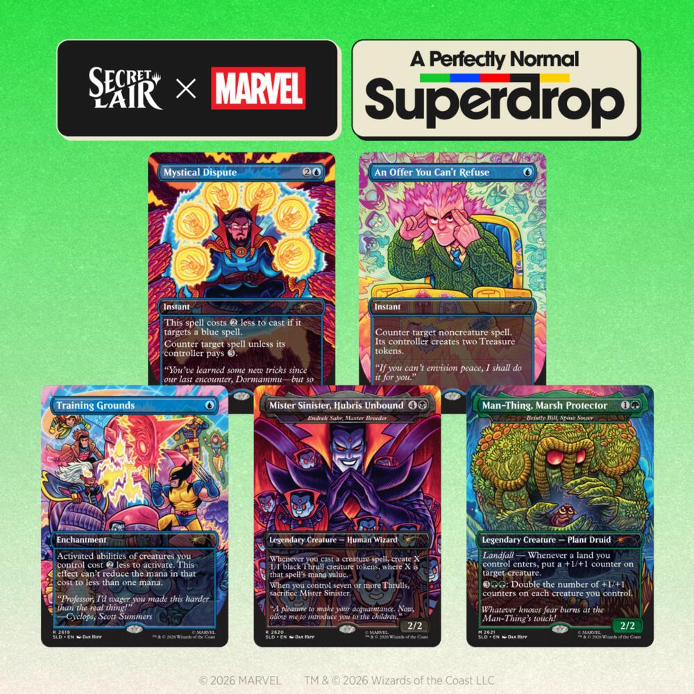 Secret Lair Drop: Secret Lair x Marvel: Dan Hipp - Non-Foil Edition card from Secret Lair Drop Series