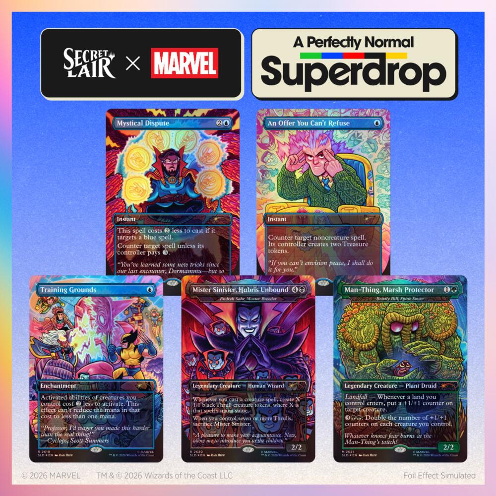 Secret Lair Drop: Secret Lair x Marvel: Dan Hipp - Traditional Foil Edition card from Secret Lair Drop Series