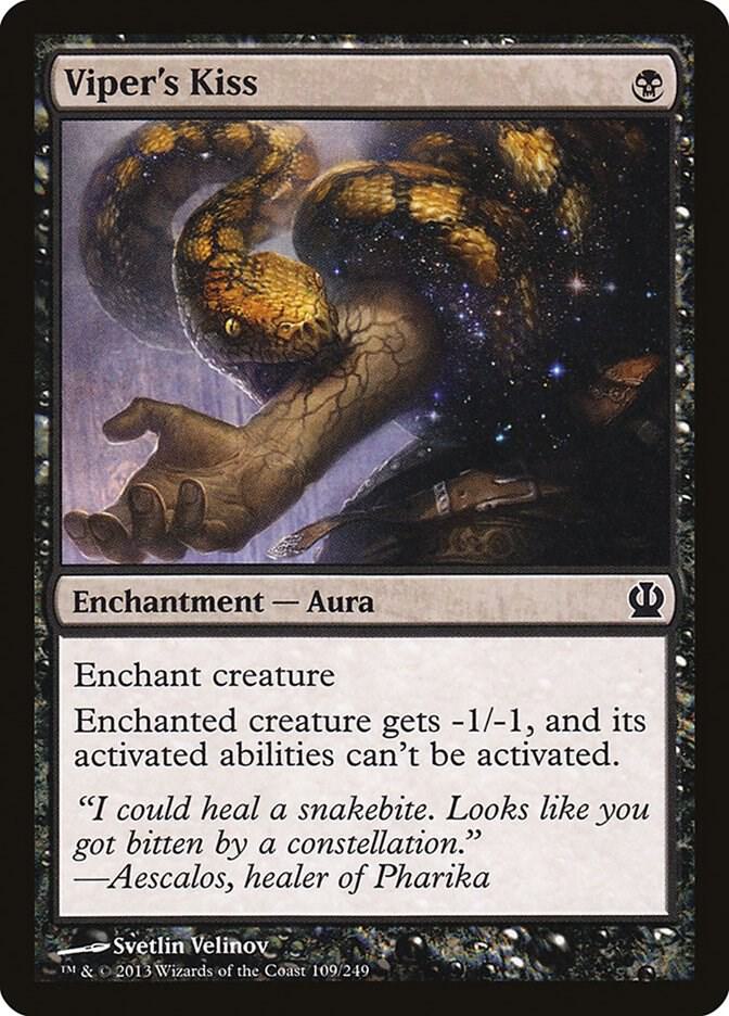 Viper's Kiss 109 card from Theros