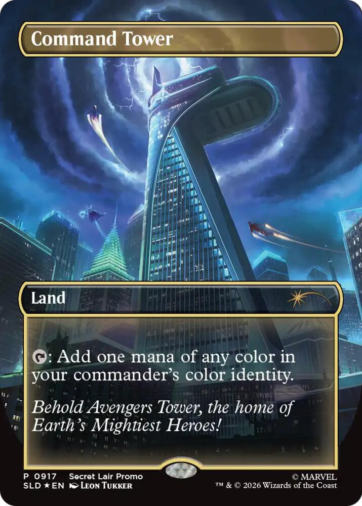 Command Tower 917 card from Secret Lair Drop Series