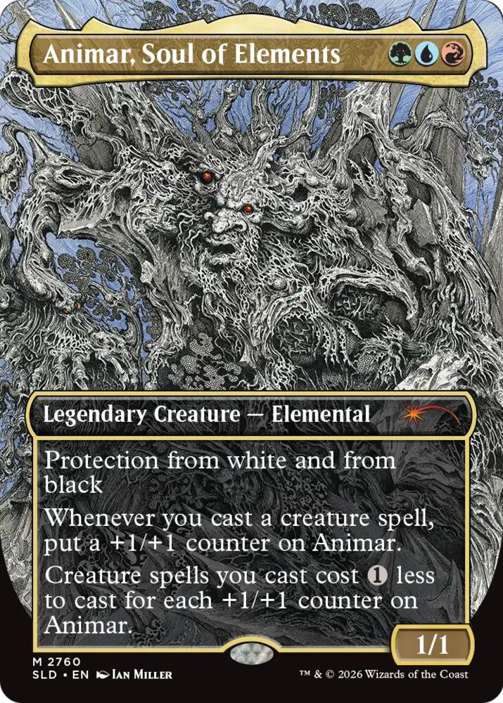 Animar, Soul of Elements 2760 card from Secret Lair Drop Series