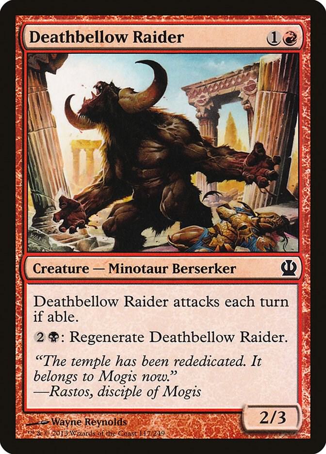 Deathbellow Raider 117 card from Theros