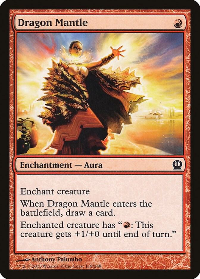 Dragon Mantle 119 card from Theros