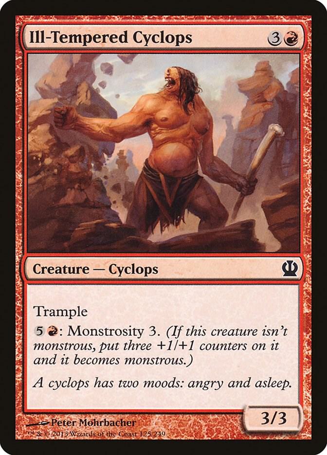 Ill-Tempered Cyclops 125 card from Theros
