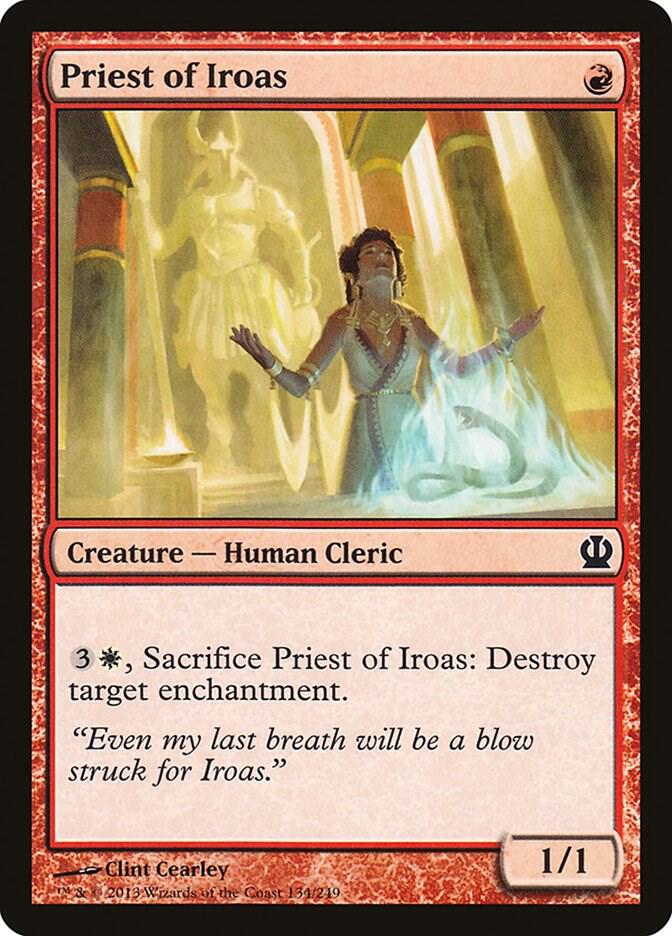 Priest of Iroas 134 card from Theros