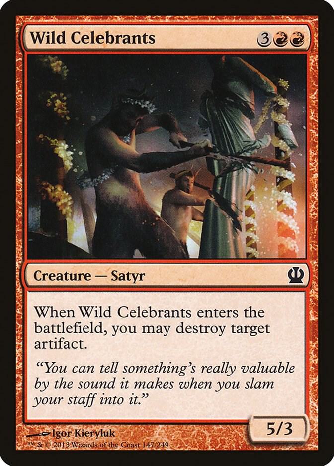 Wild Celebrants 147 card from Theros