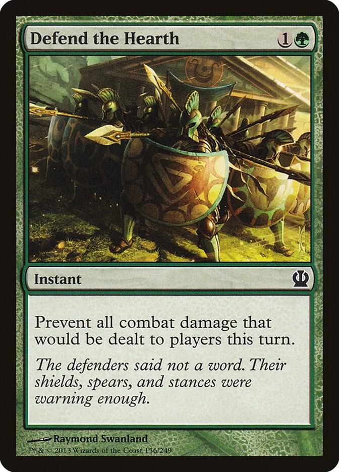 Defend the Hearth 156 card from Theros