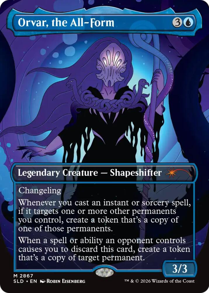 Orvar, the All-Form 2867 card from Secret Lair Drop Series