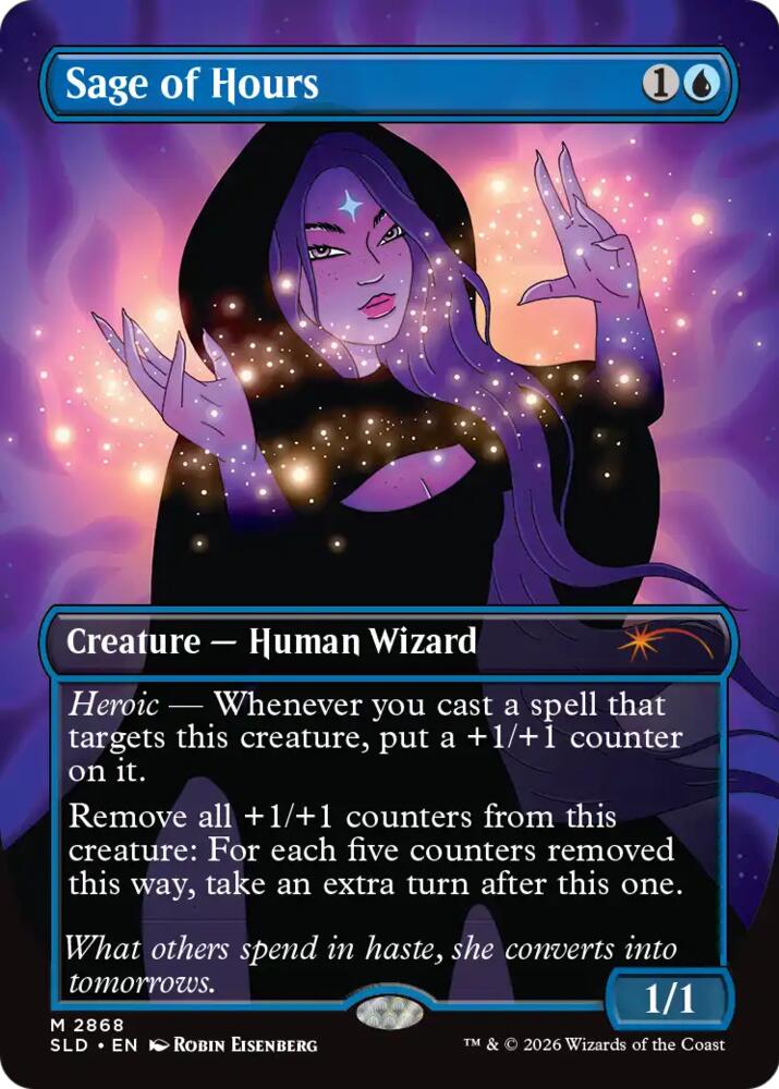 Sage of Hours 2868 card from Secret Lair Drop Series
