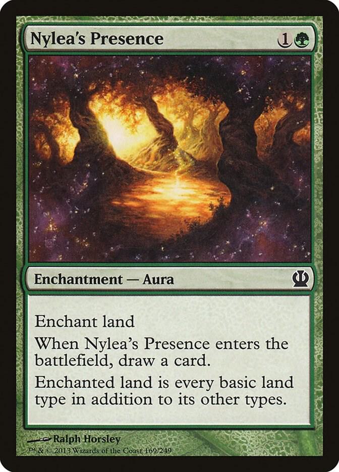 Nylea's Presence 169 card from Theros