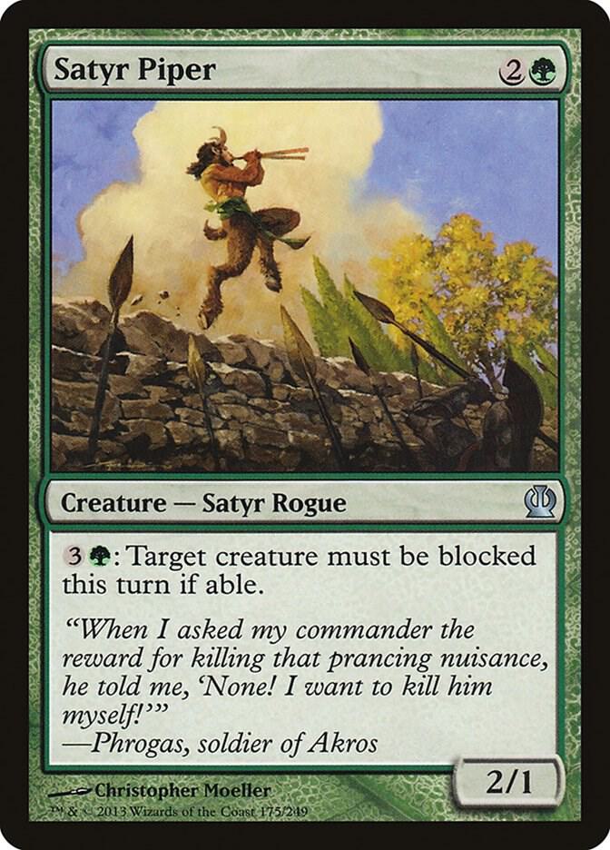 Satyr Piper 175 card from Theros