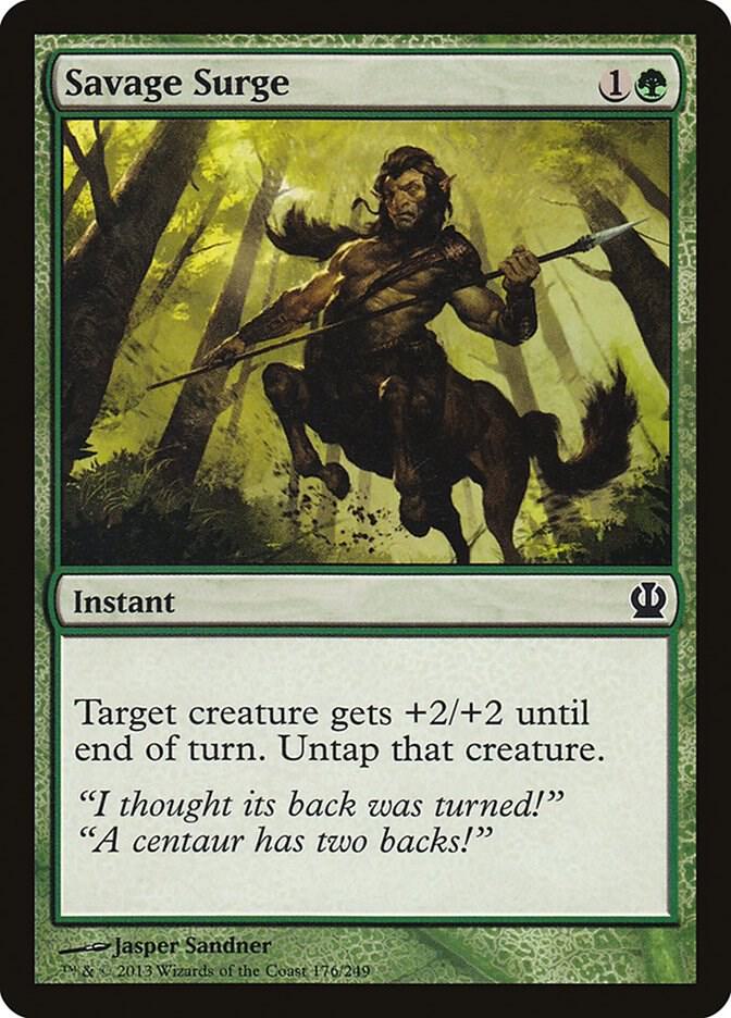 Savage Surge 176 card from Theros