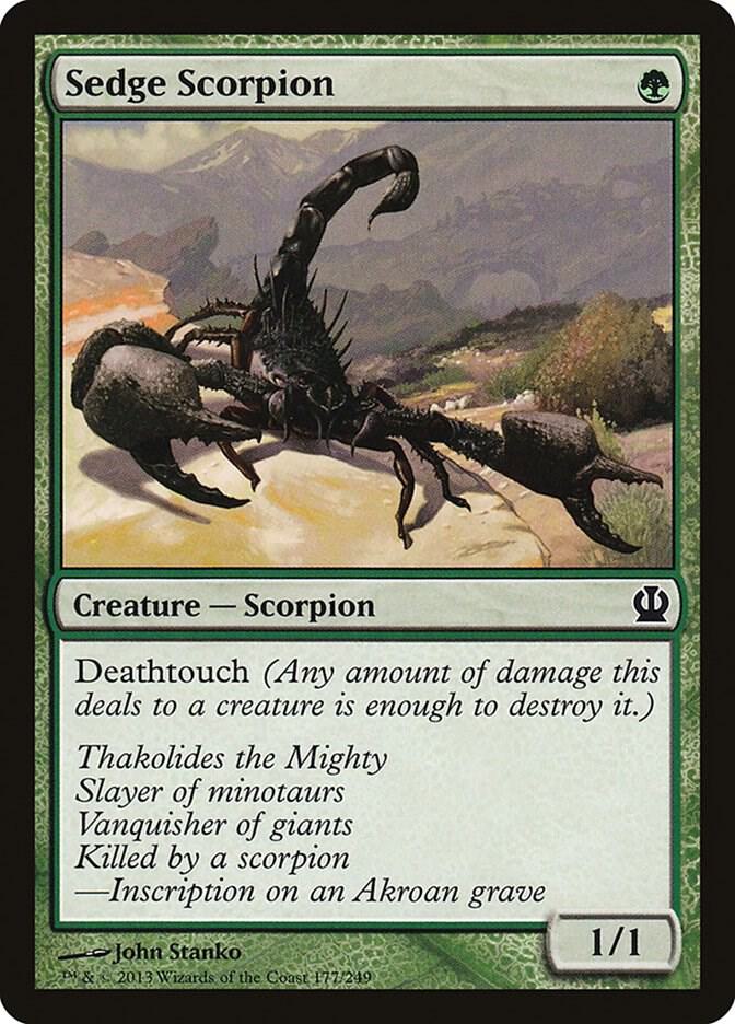 Sedge Scorpion 177 card from Theros