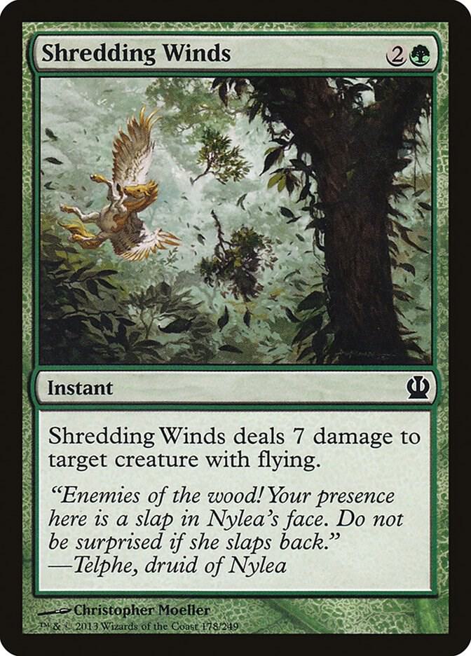 Shredding Winds 178 card from Theros