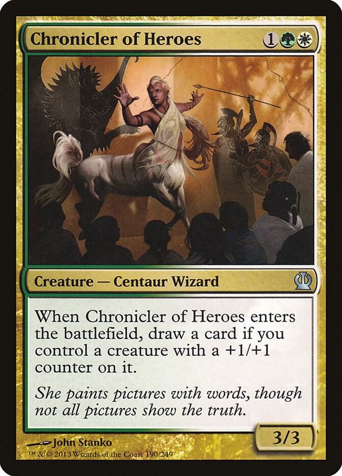 Chronicler of Heroes 190 card from Theros