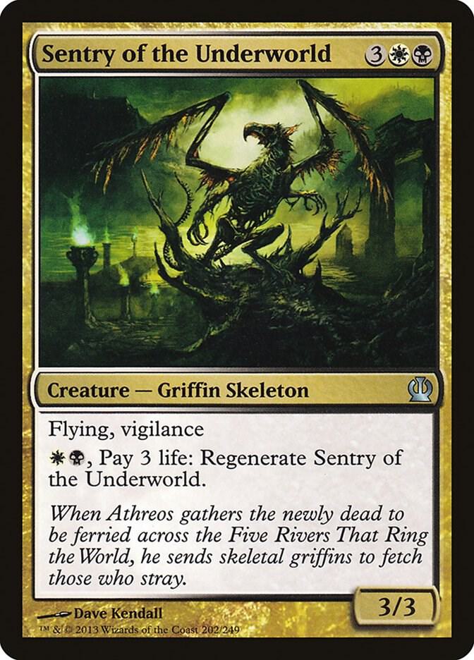 Sentry of the Underworld 202 card from Theros
