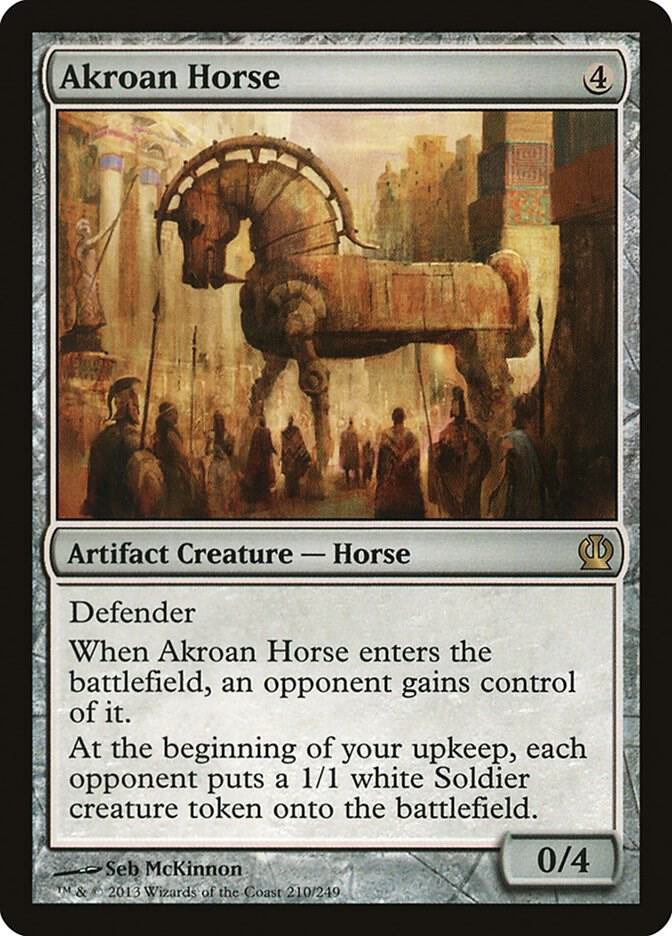 Akroan Horse 210 card from Theros