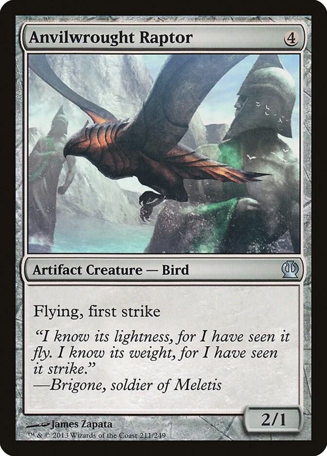 Anvilwrought Raptor 211 card from Theros