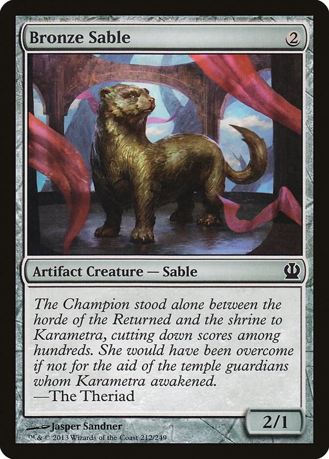Bronze Sable 212 card from Theros