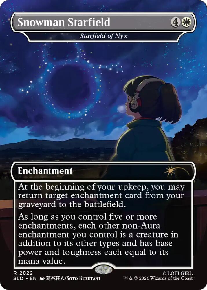 Snowman Starfield - Starfield of Nyx 2822 card from Secret Lair Drop Series