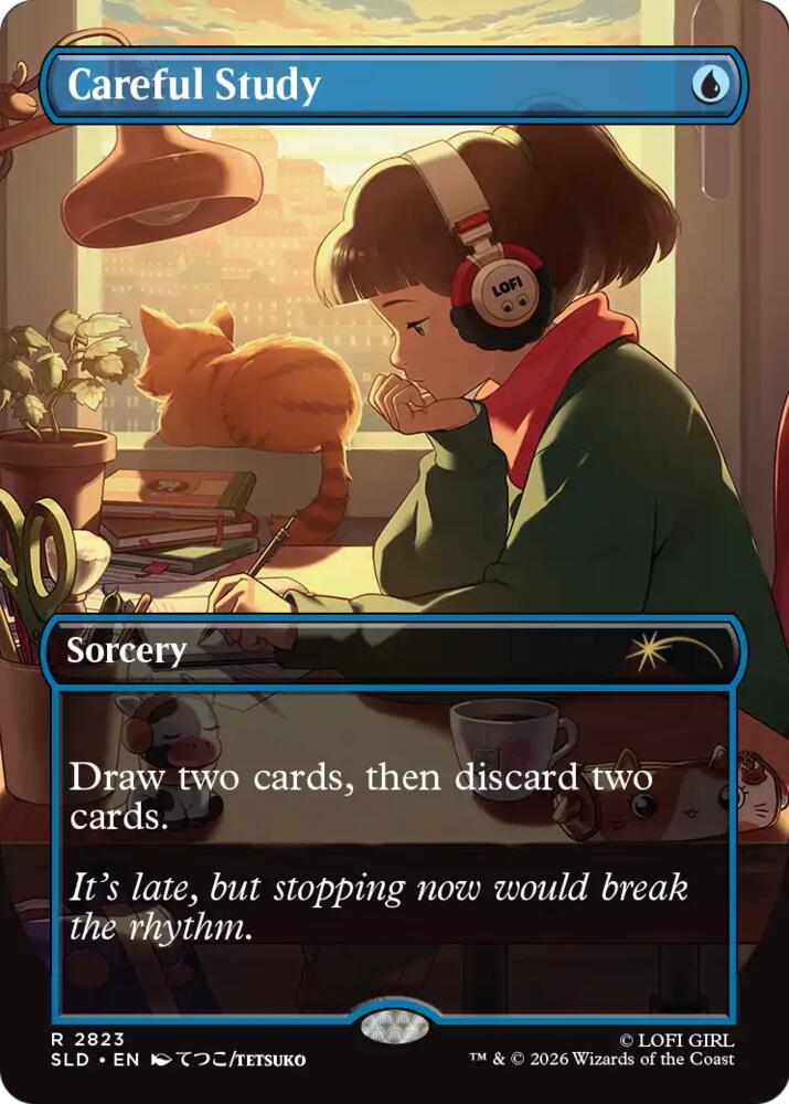 Careful Study 2823 card from Secret Lair Drop Series
